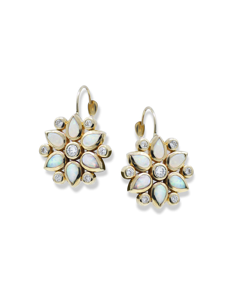 Petal earrings sale