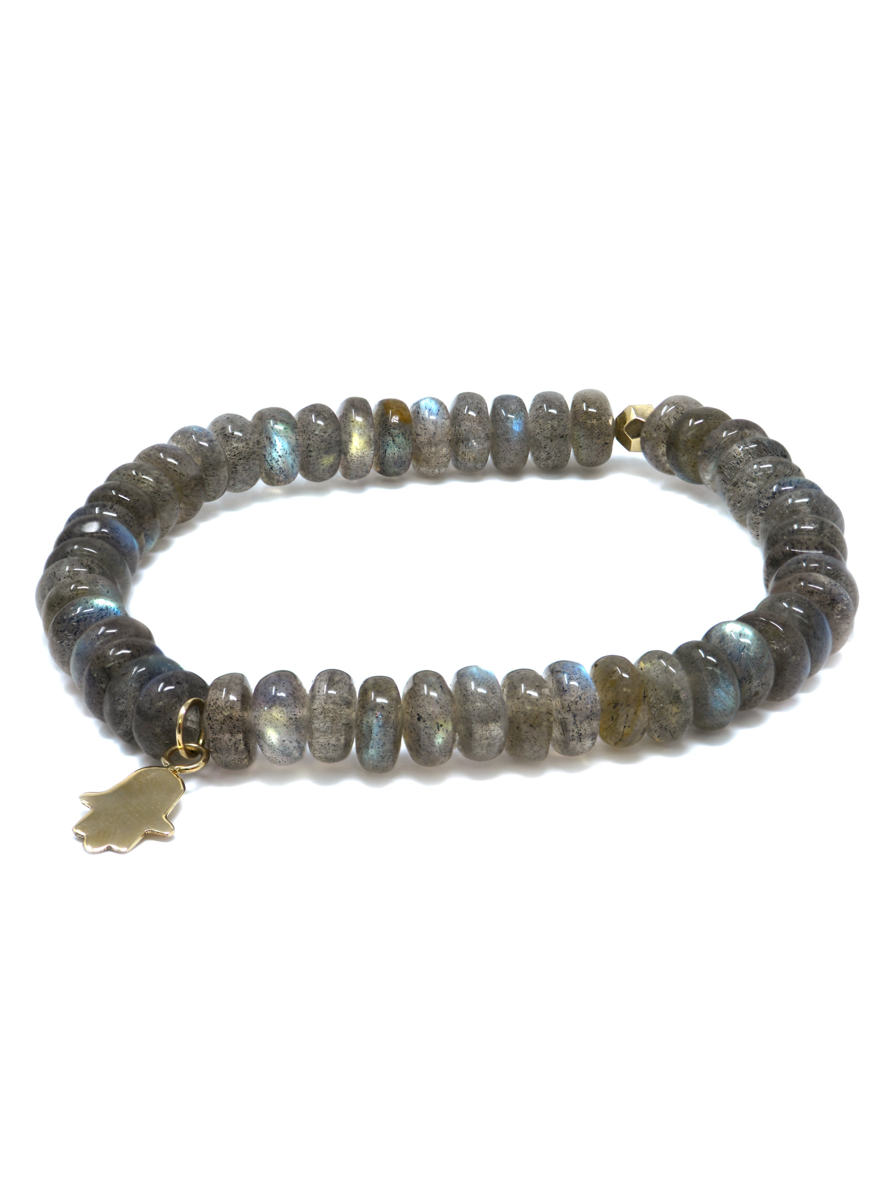 Bracelet Bohème Charm Or Labradorite