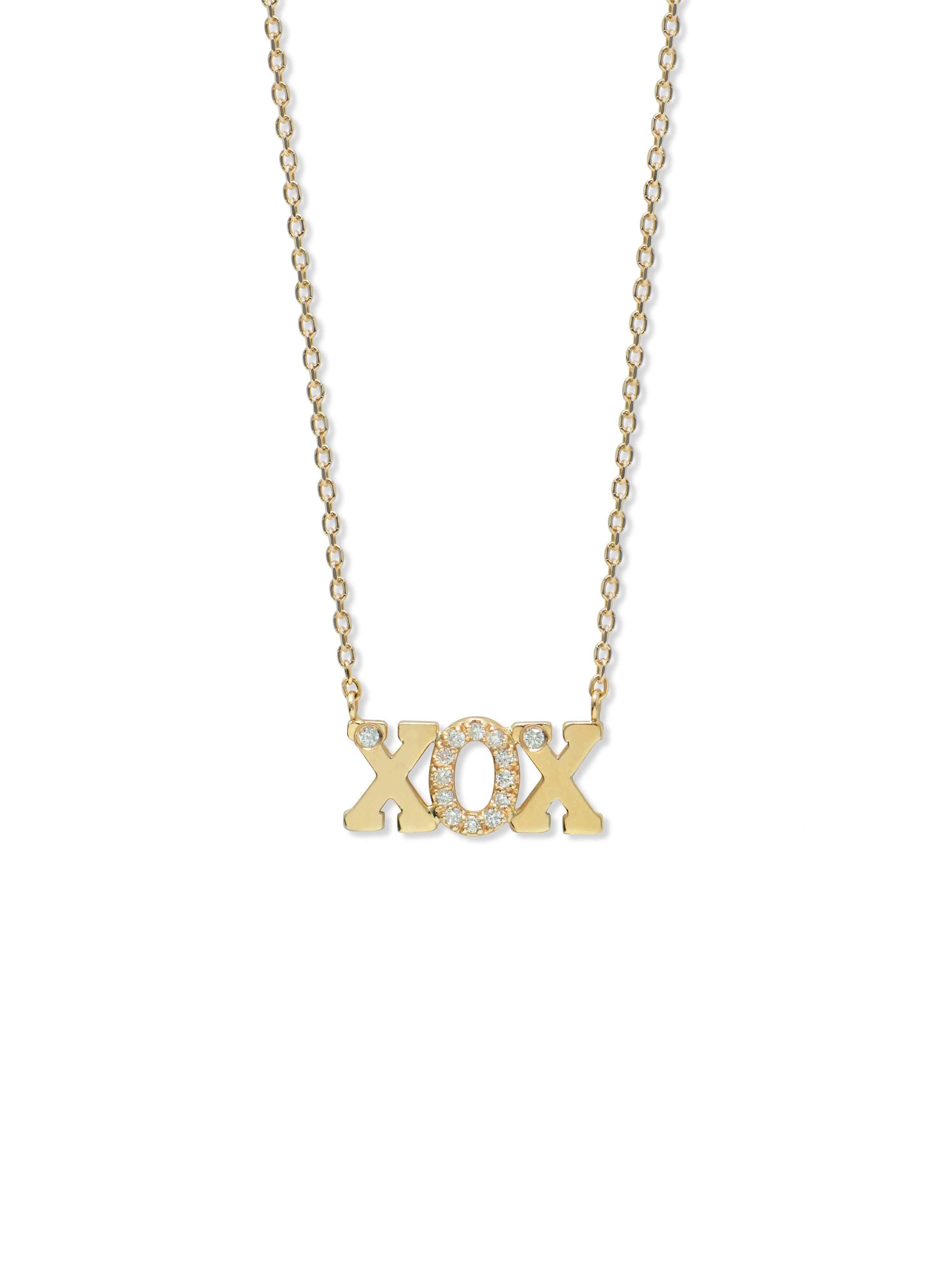 Collier XOX Lettre d'Amour Personnalisable