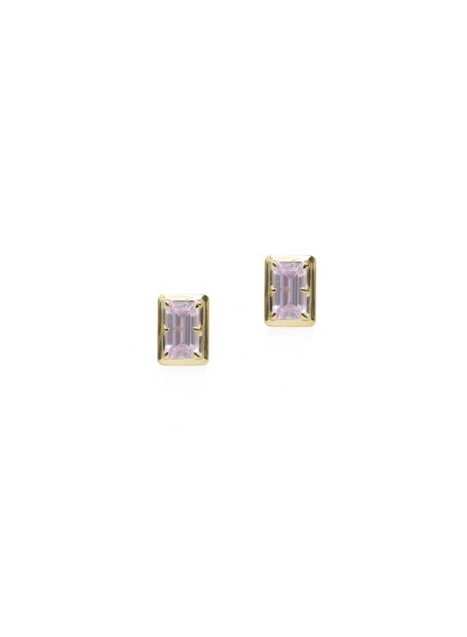 Cléo Carré Baguette Studs