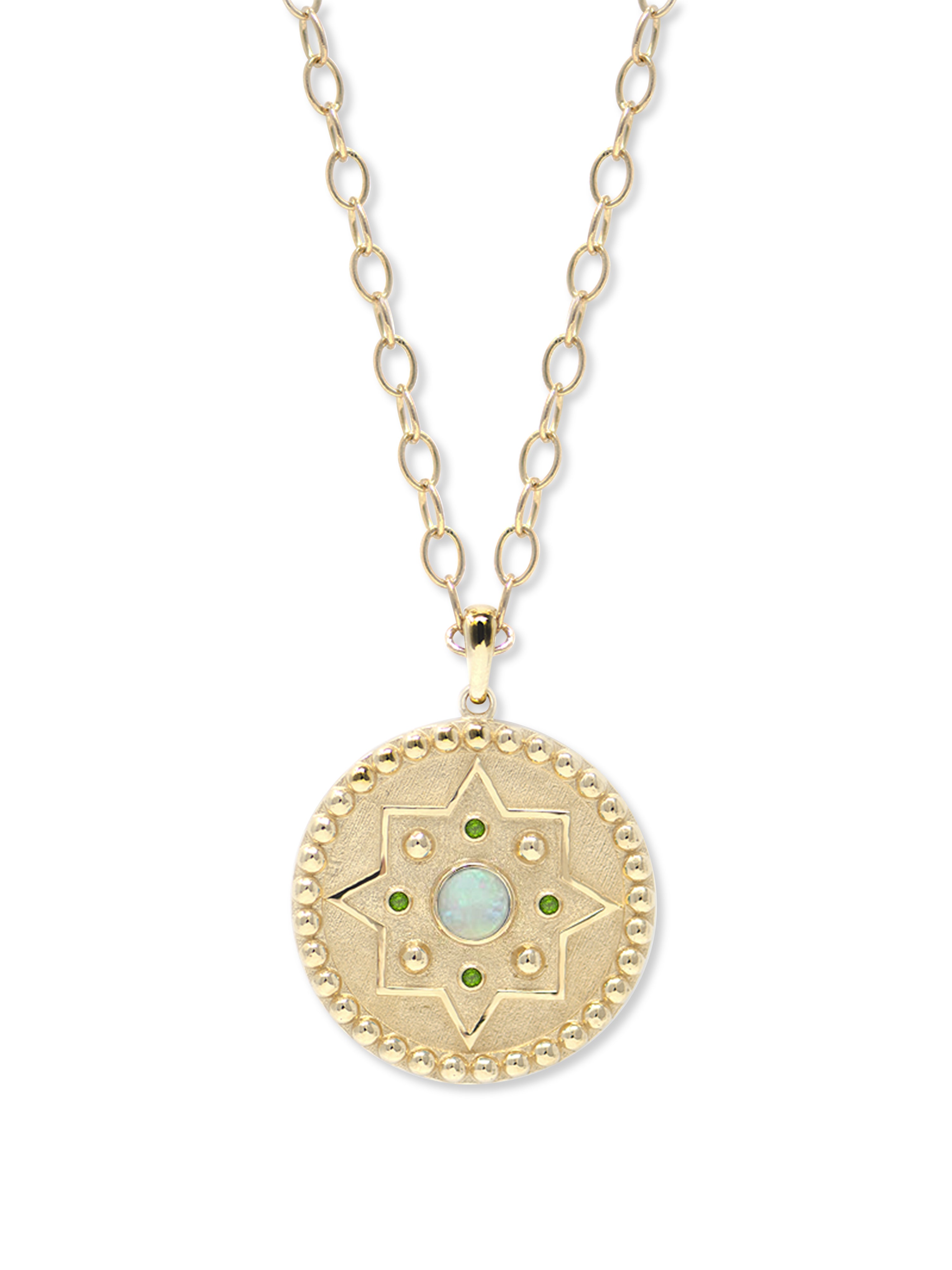 Aztec Dew Drop Mayan Medallion