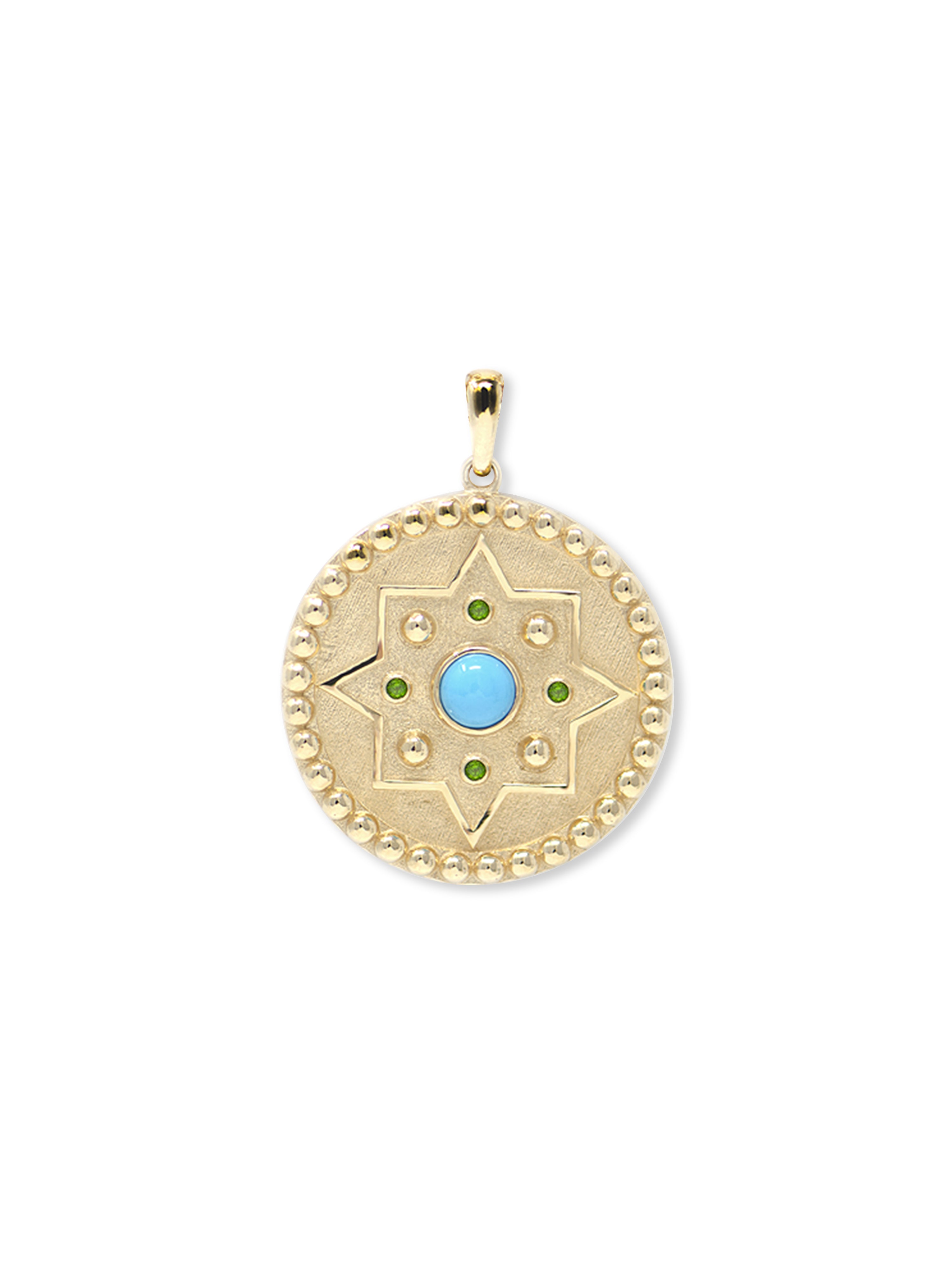 Aztec Dew Drop Mayan Medallion