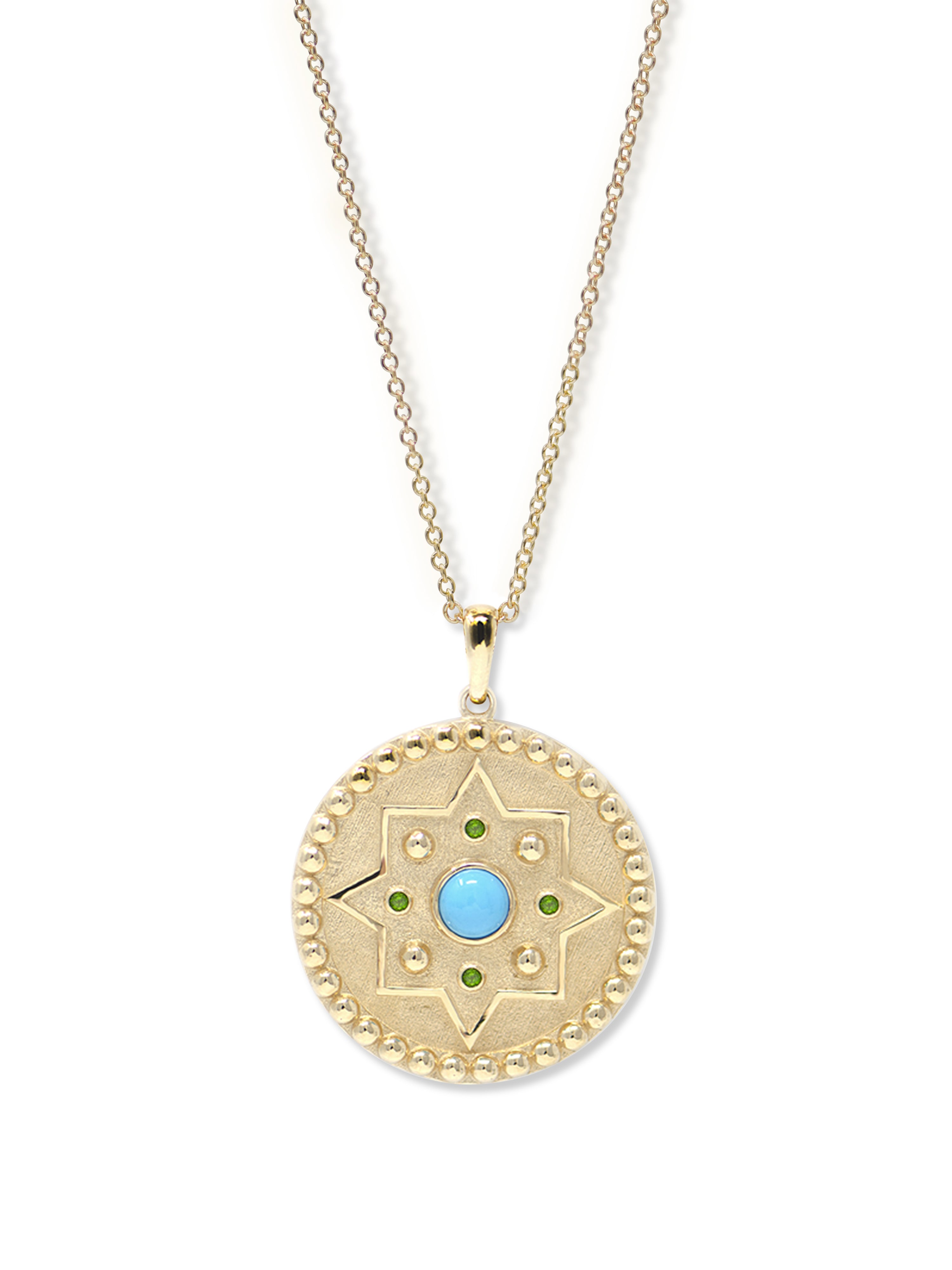 Aztec Dew Drop Mayan Medallion