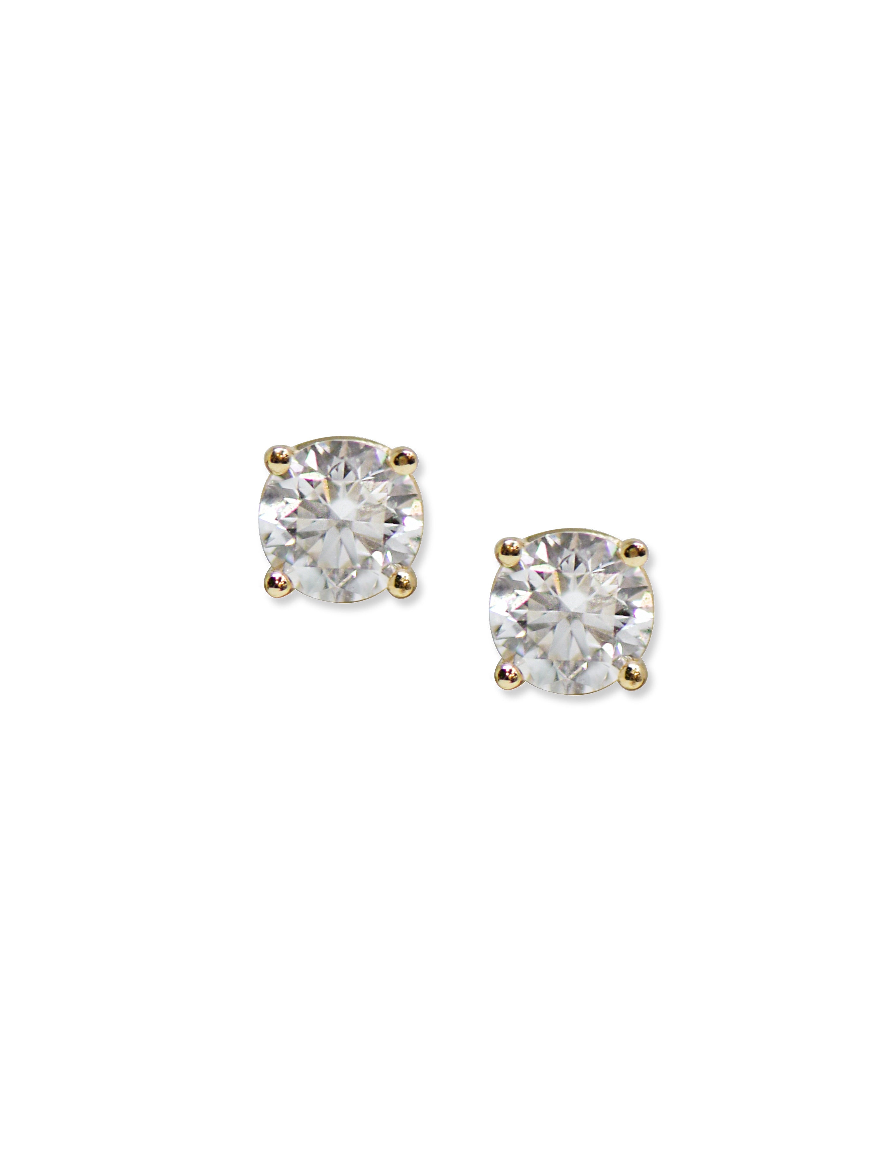  Clous d'oreilles en diamant Classique de 5.1 mm