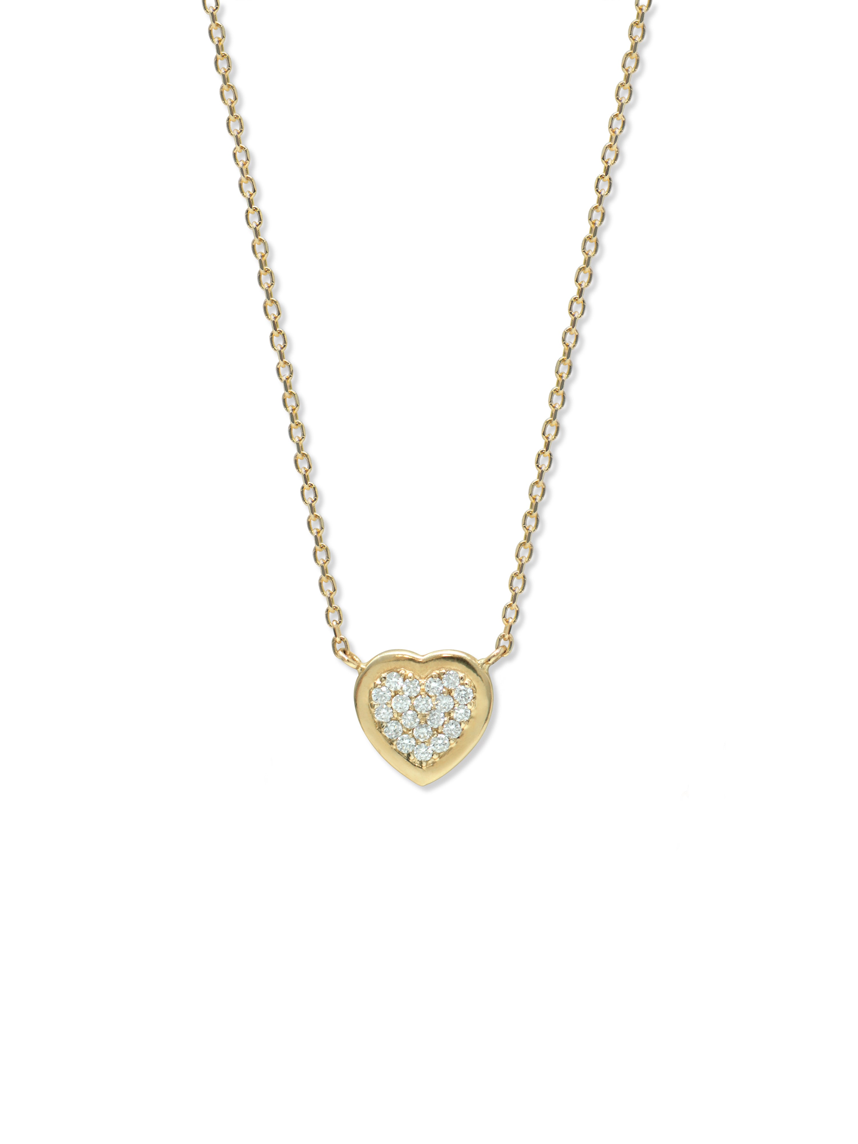 Classique Pavé Heart Necklace