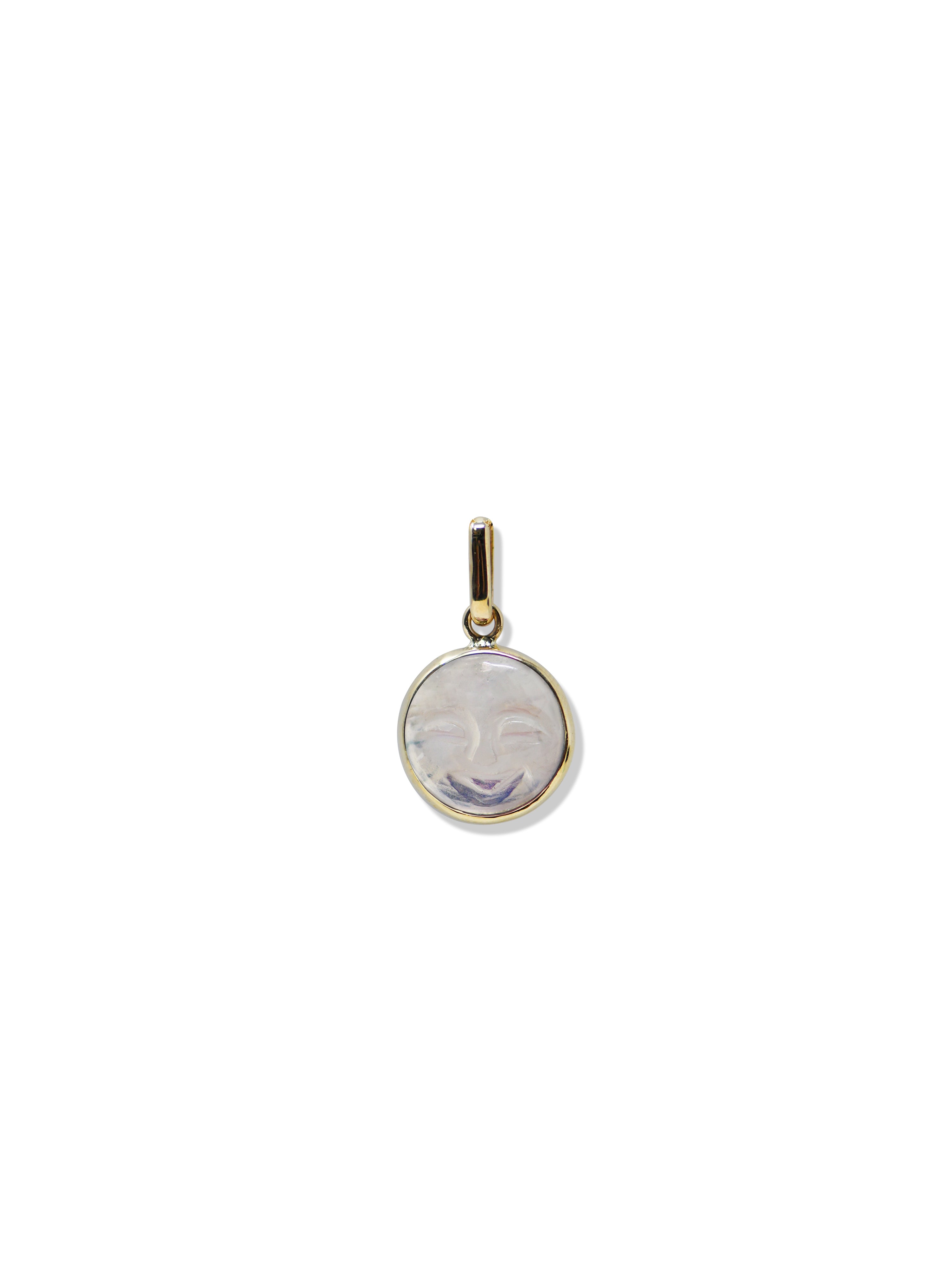 Classique Bezel Smile Moonstone Charm