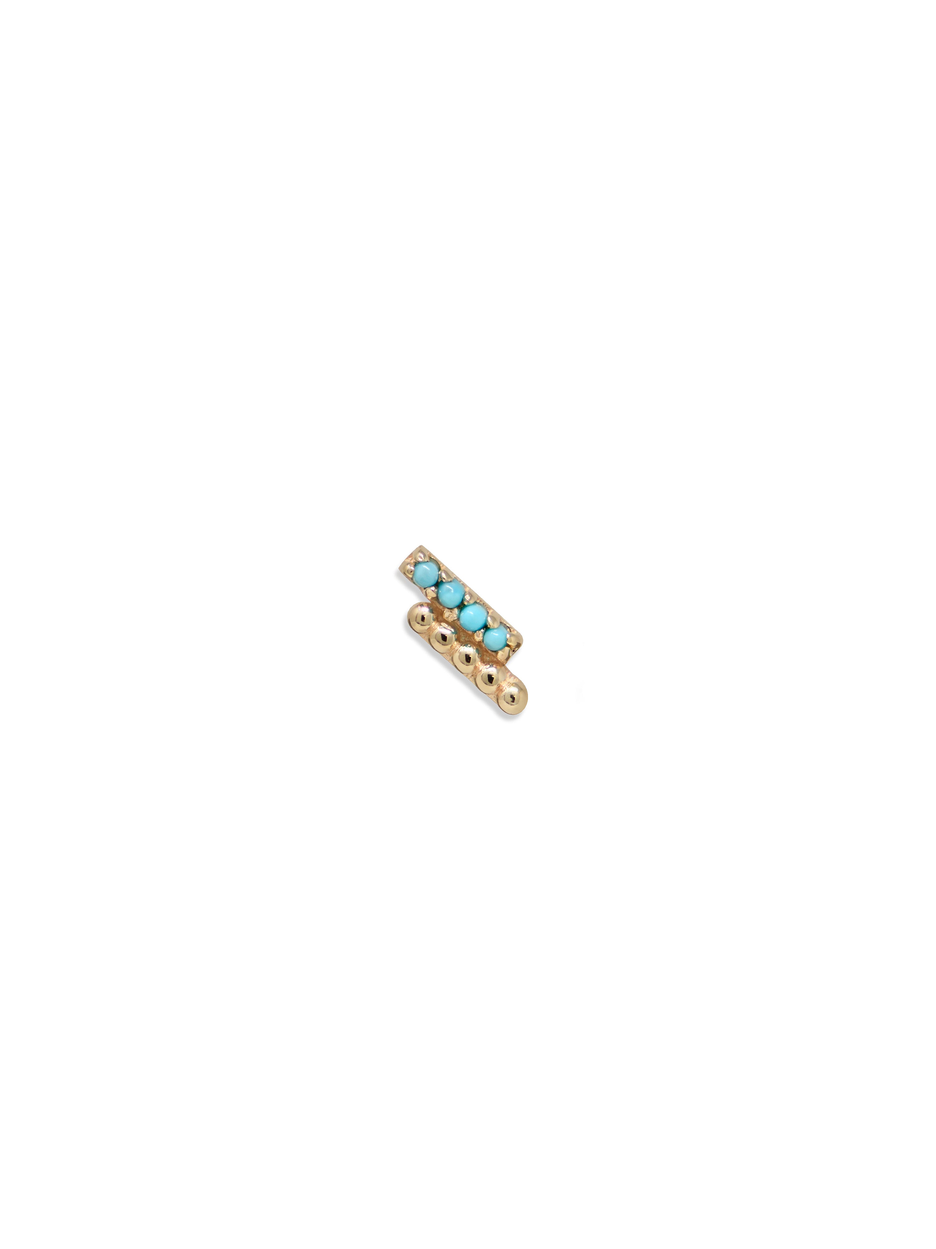 Dew Drop Pavé Bar Studs