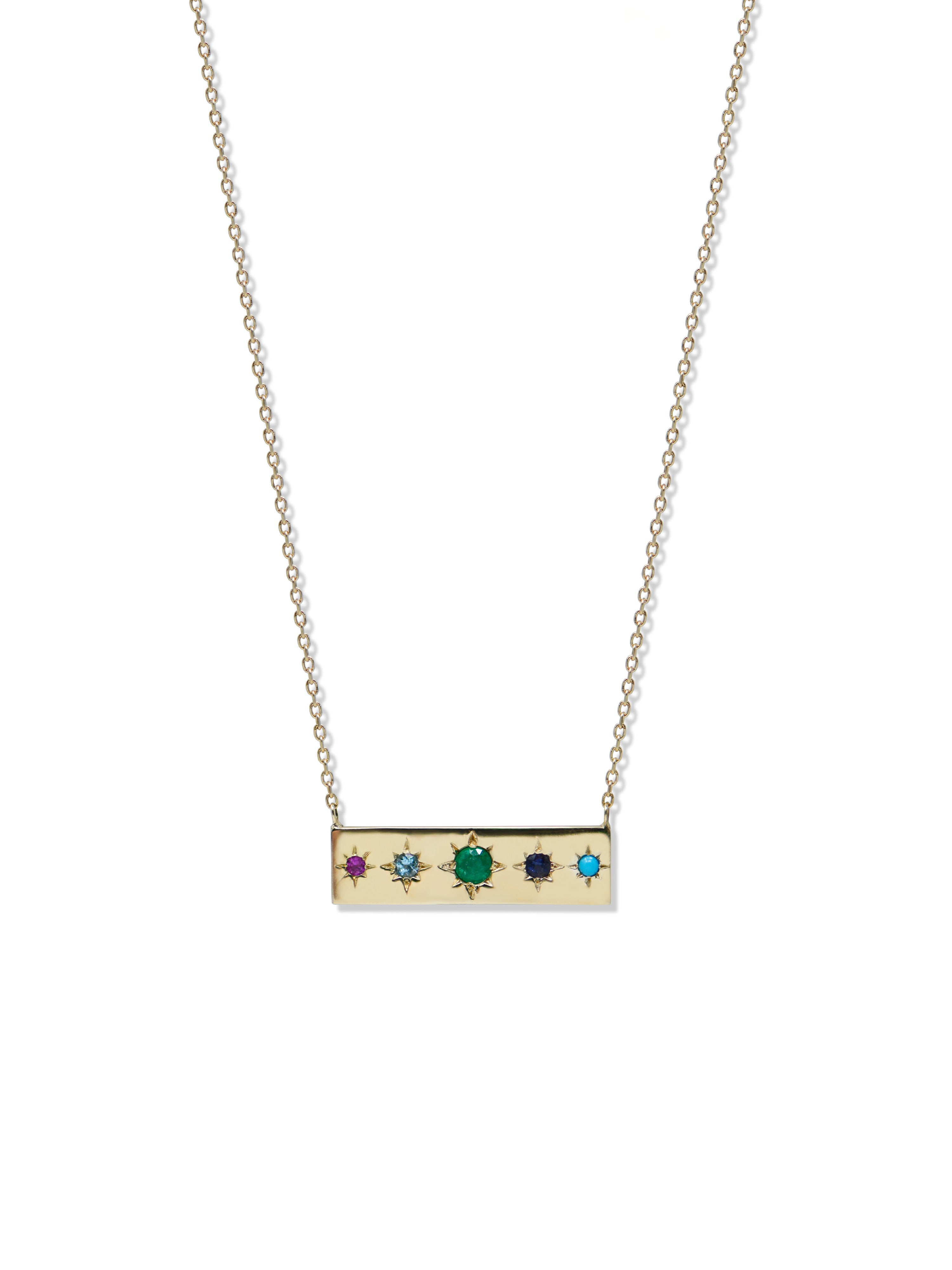 Aztec Milly Rainbow Necklace