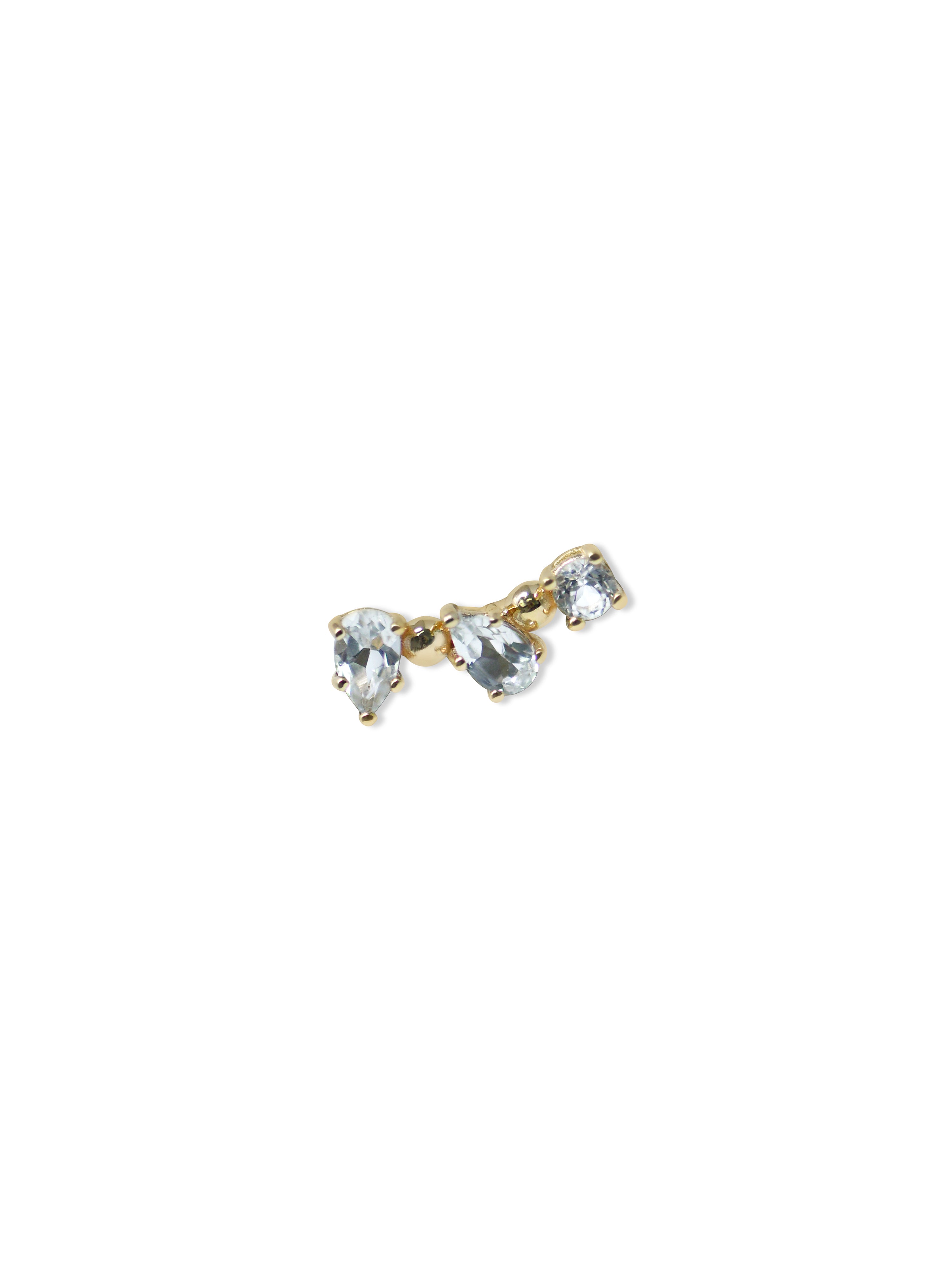 Anzie x Mel Soldera Mini Boucle D’oreille Montante