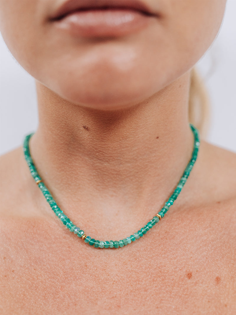 Opal and turquoise necklace shop