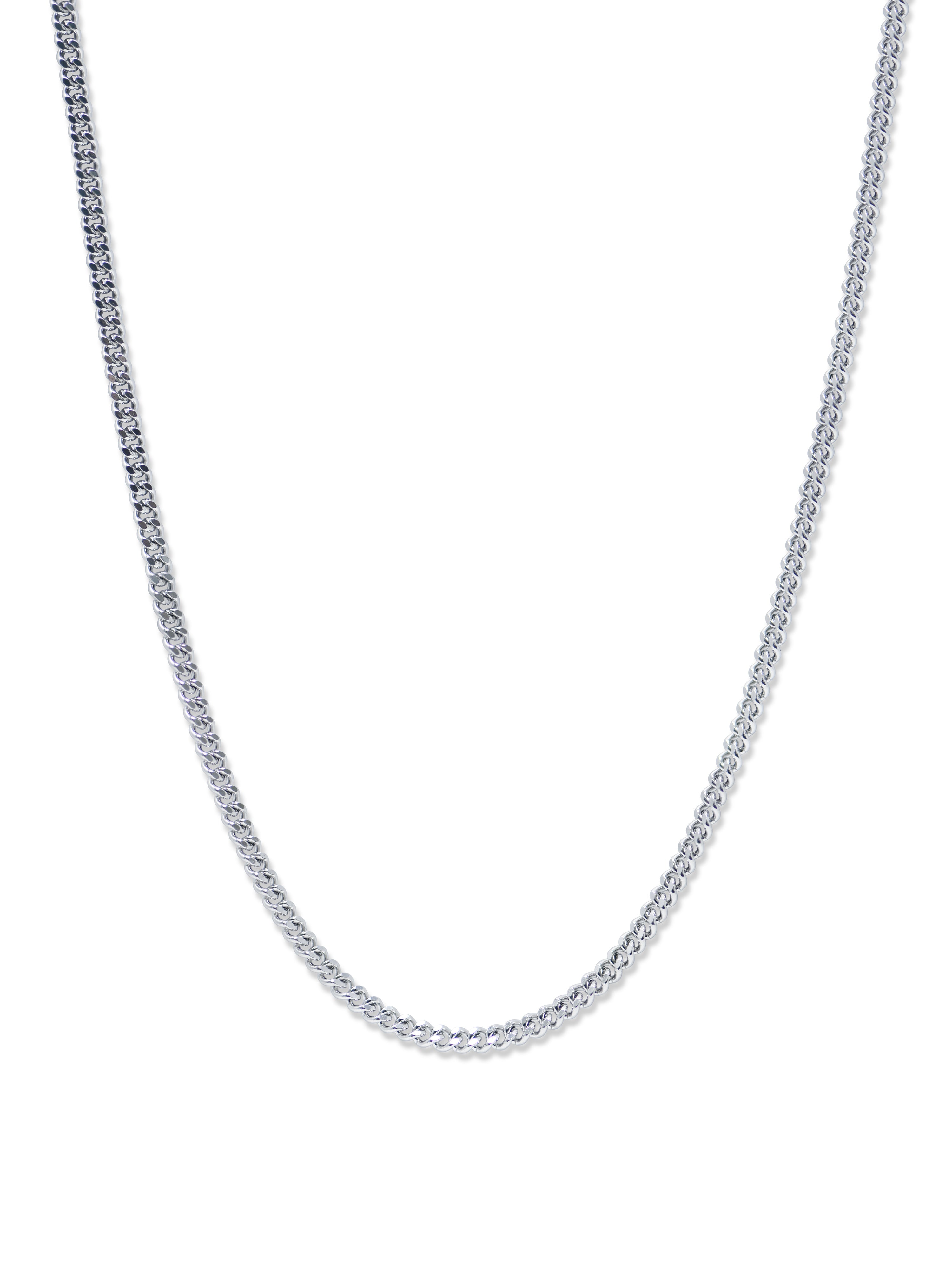 Silver Curb Chain