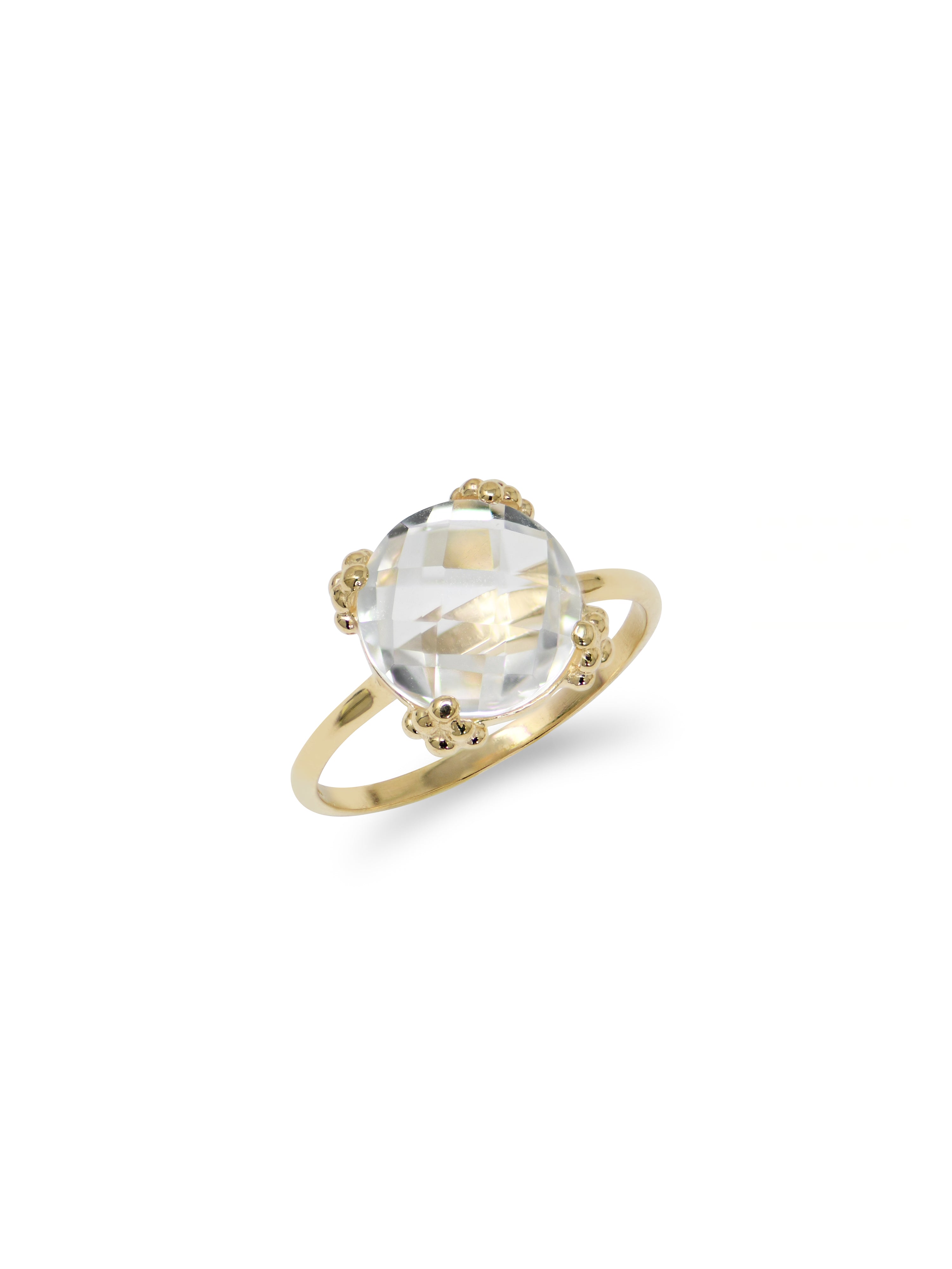 Dew Drop Cluster Ring