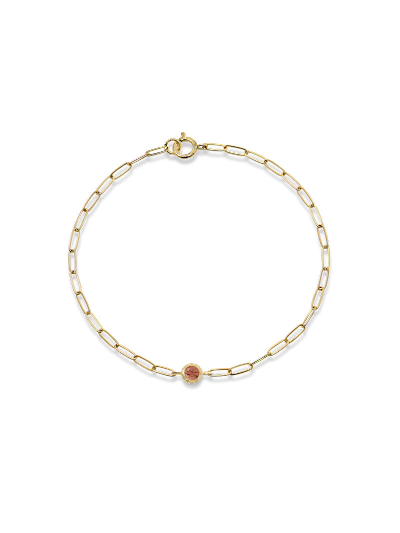 Bracelet Trombone Pierre de Naissance Classique