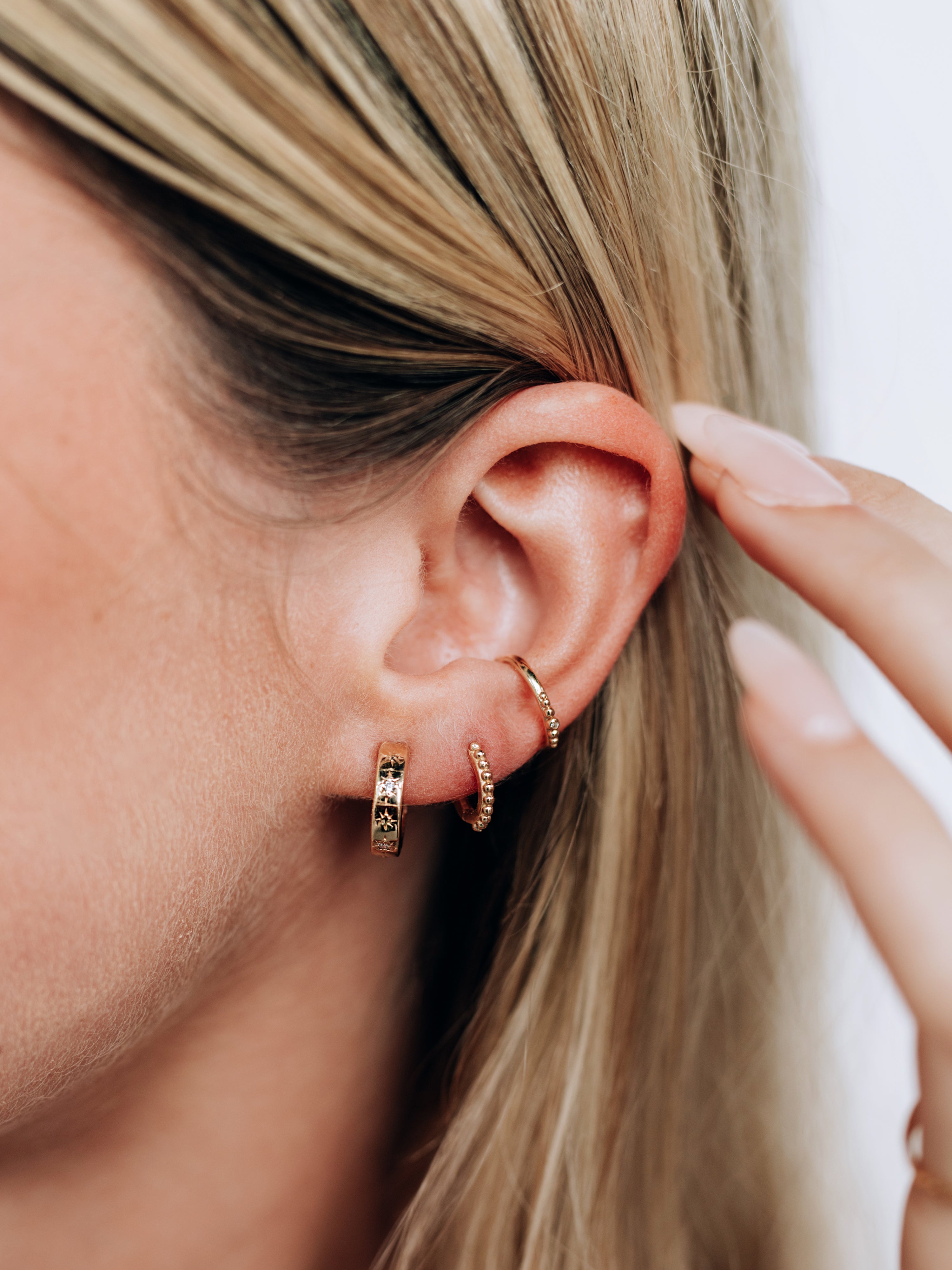 Anzie x Mel Soldera Dew Drop Ear Cuff