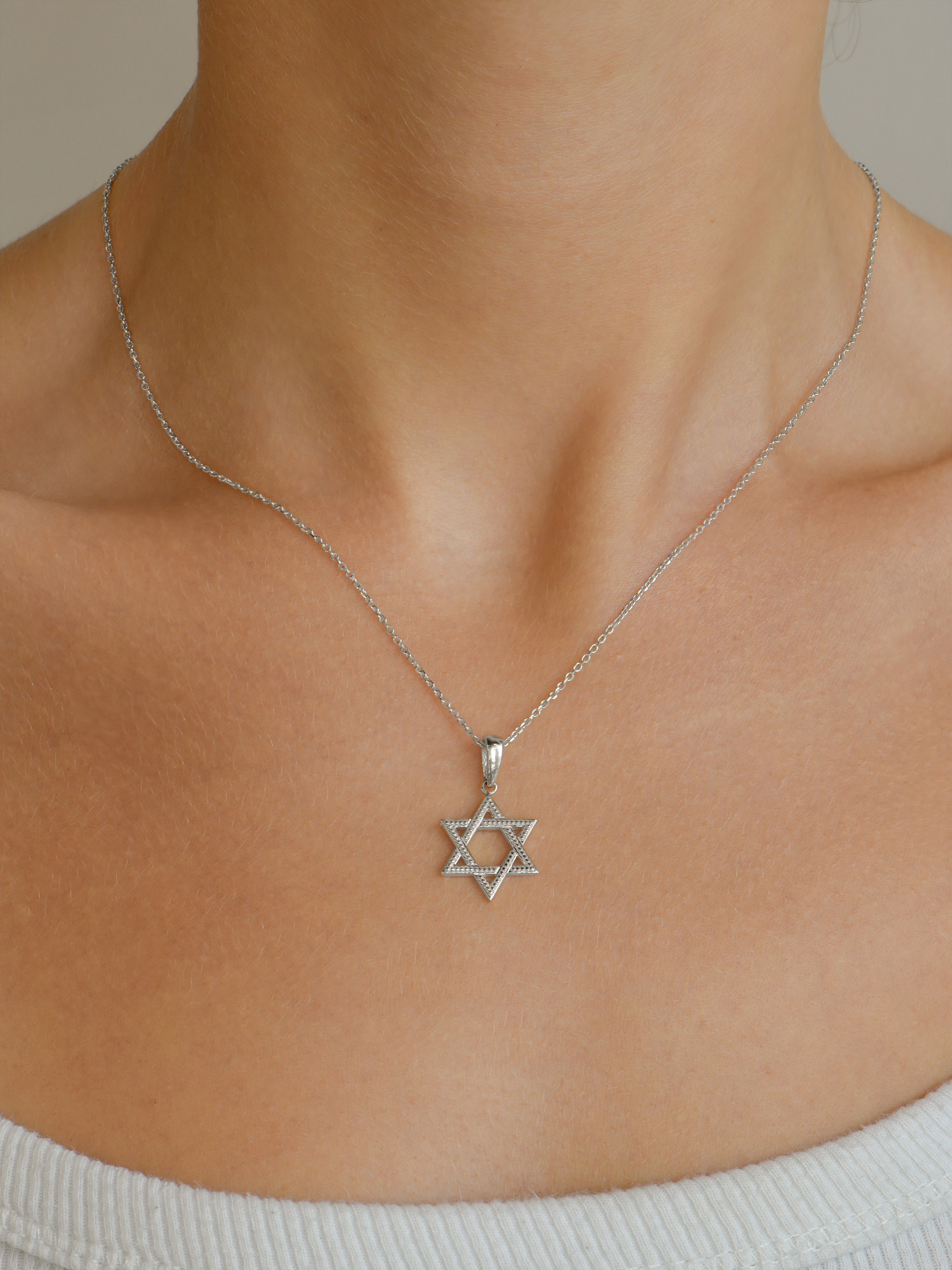 Dew Drop Star of David Charm