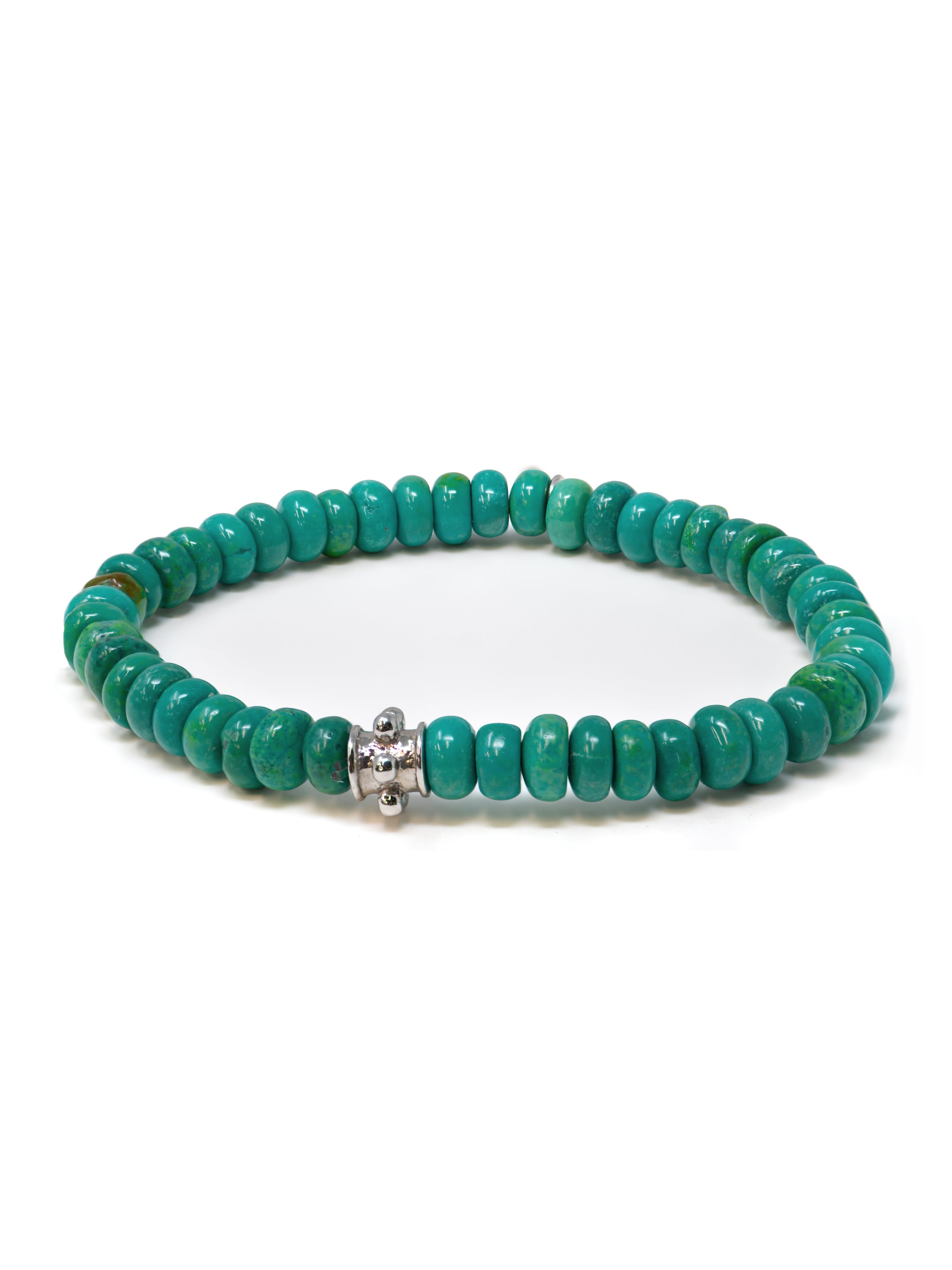 Bracelet Bohème Rondelle Turquoise