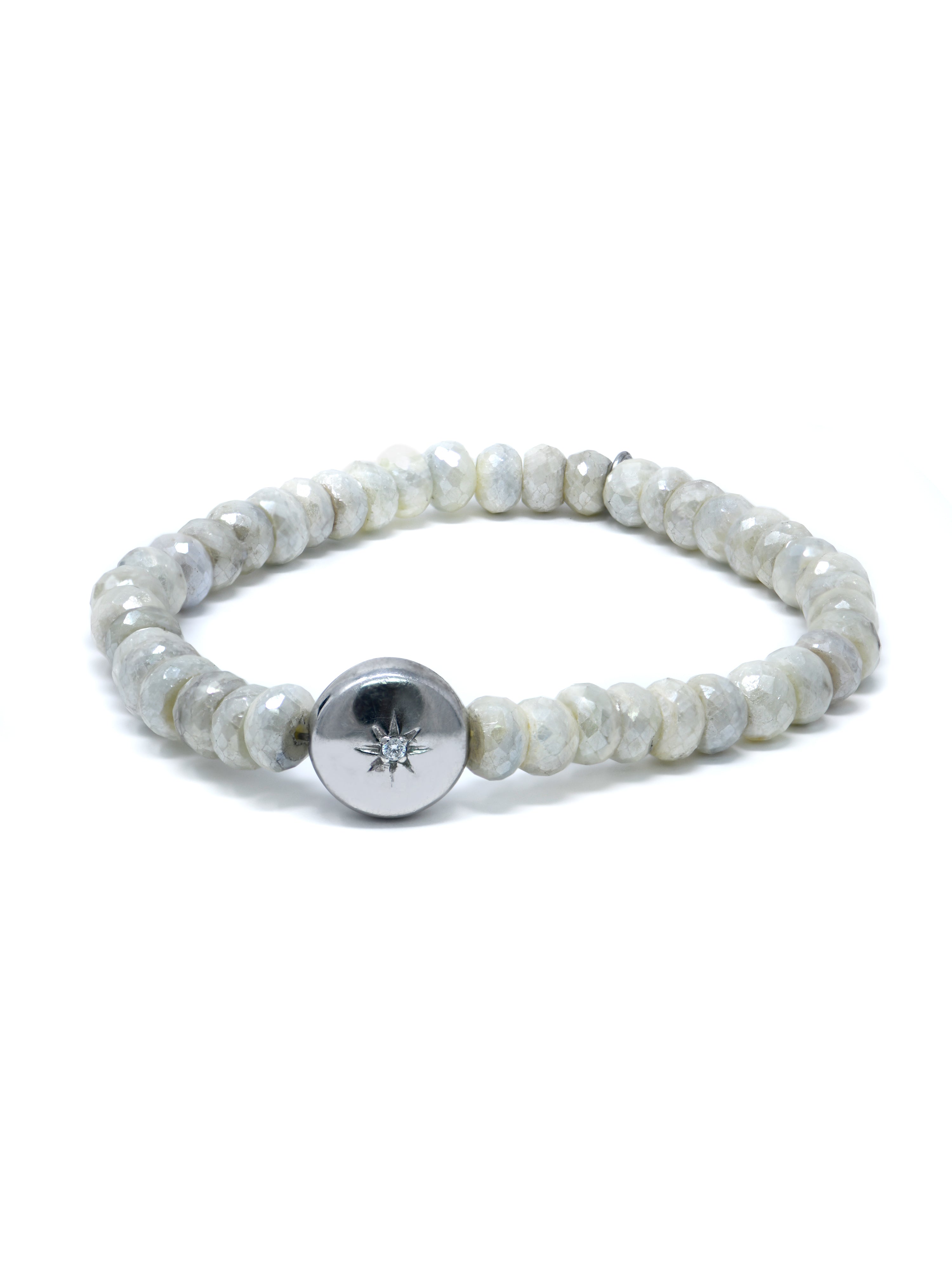 Bohème White Silverite Bracelet