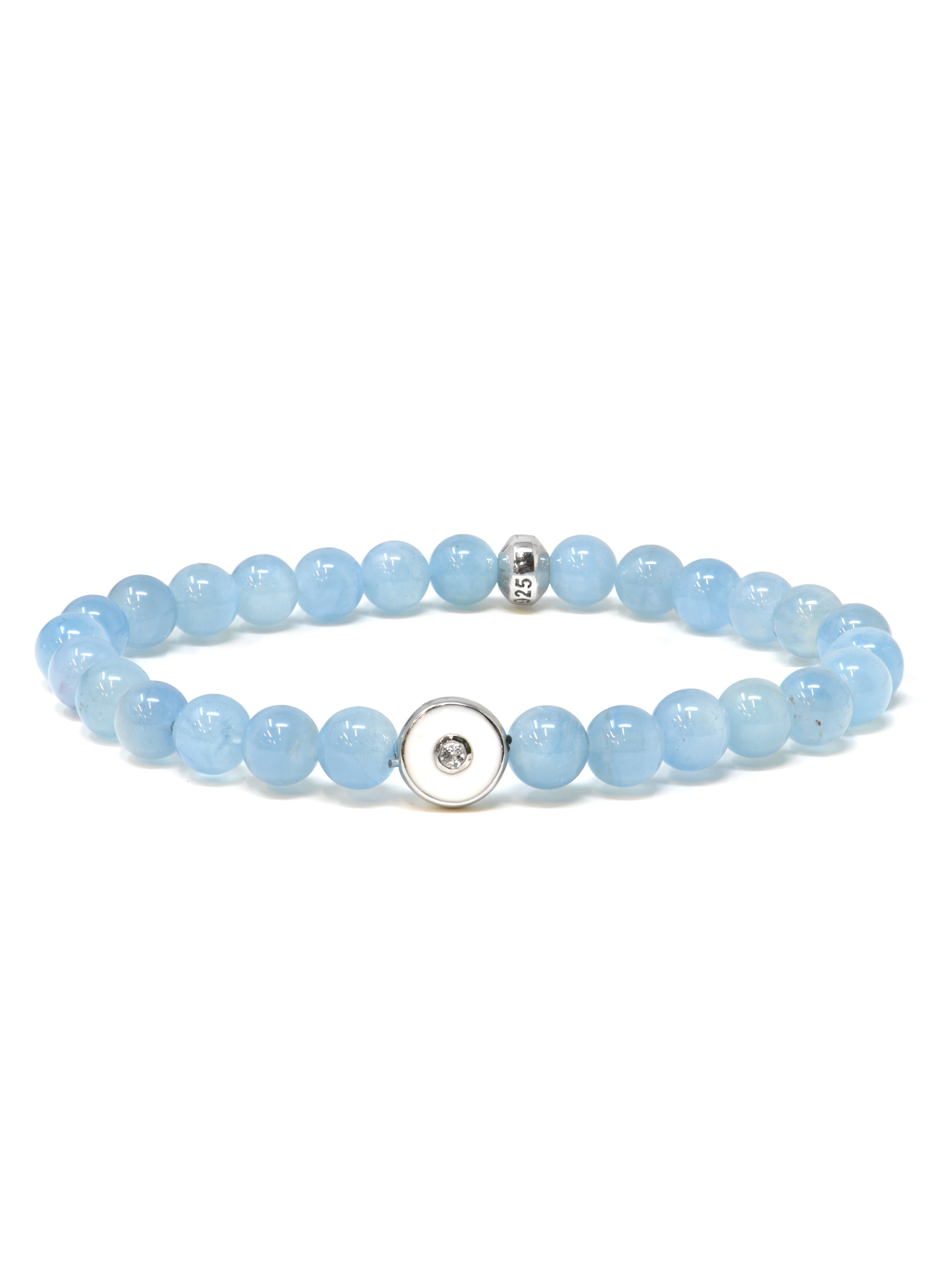 Jac+Jo Soul Aquamarine Enamel Bracelet