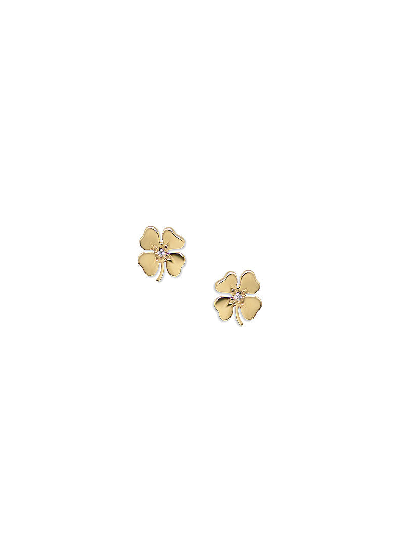 Jac+Jo Icon Mini Clover Studs