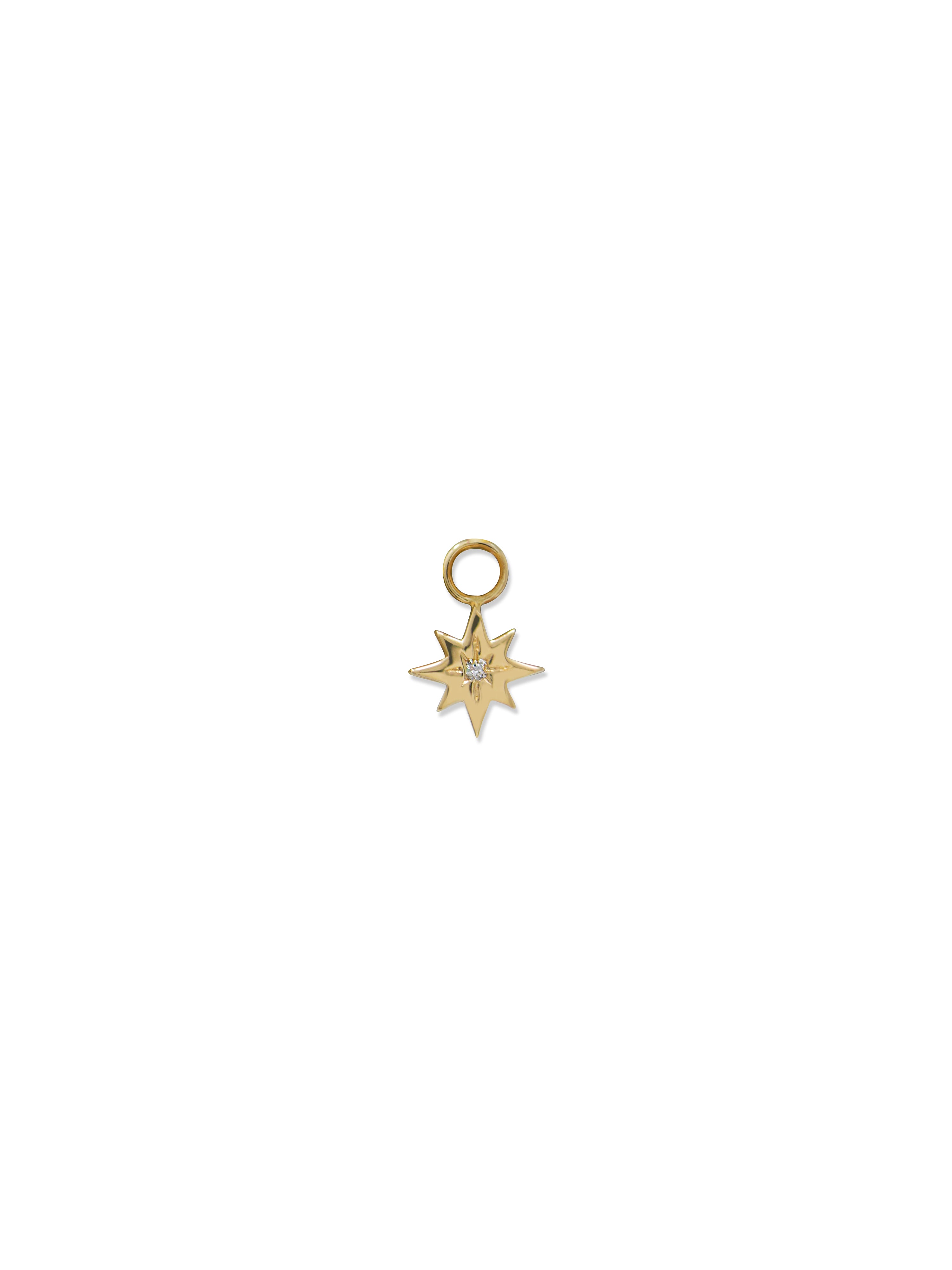 Jac+Jo Icon Starburst Hoop Charm