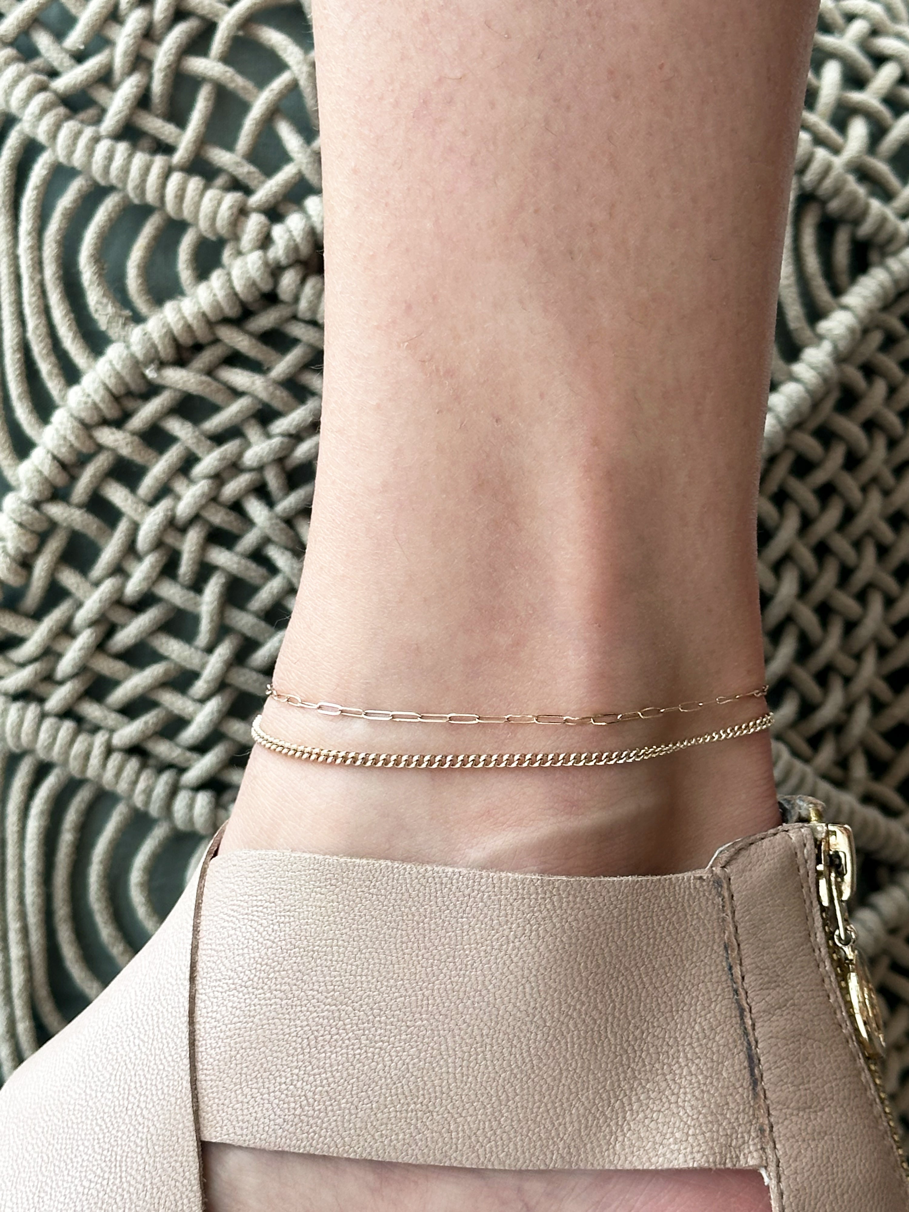 Classique Curb Chain Anklet