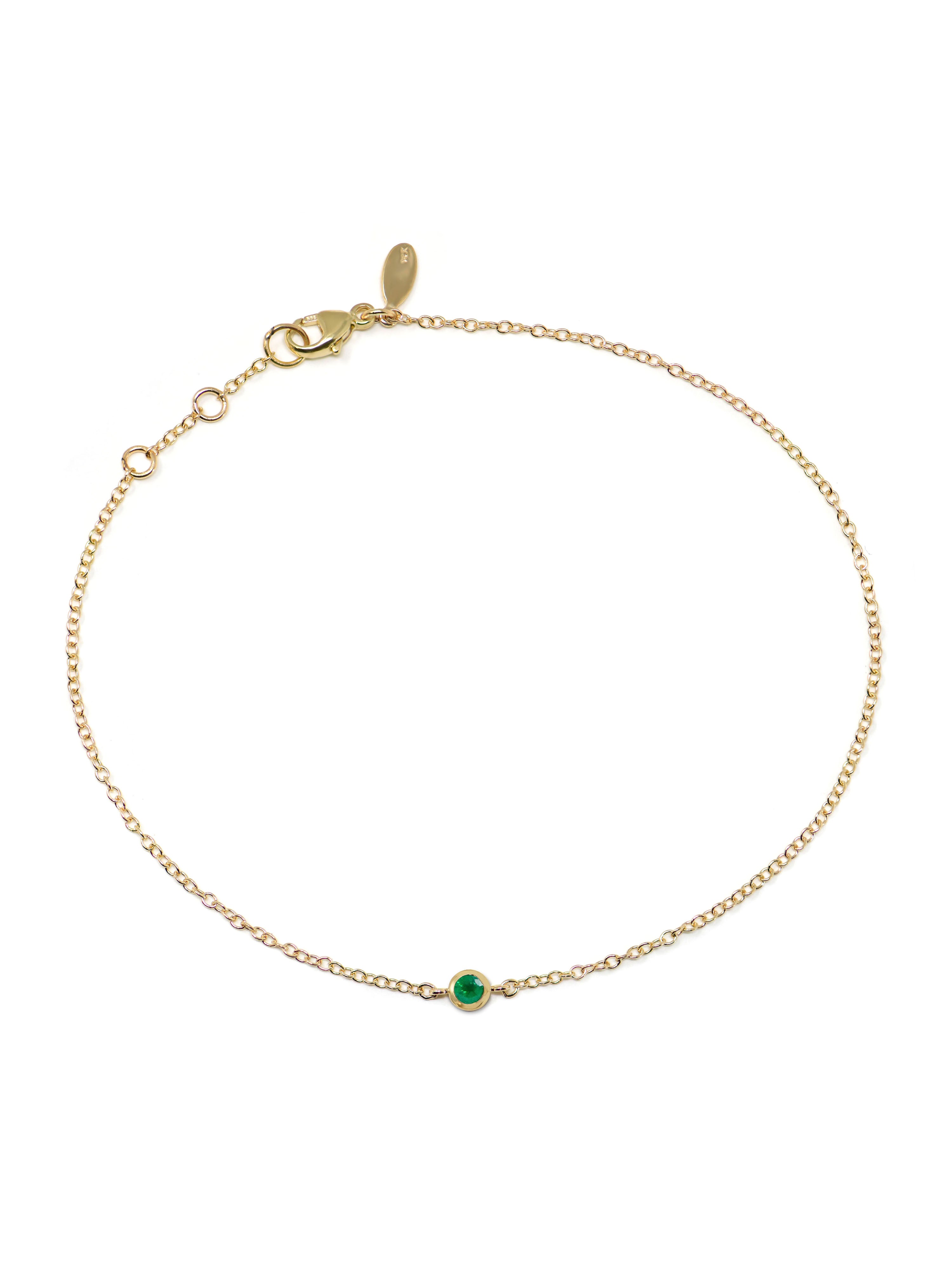 Classique Birthstone Anklet