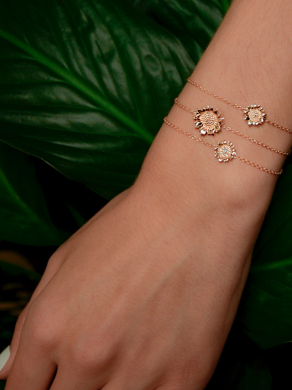 Sunflower deals gold bracelet