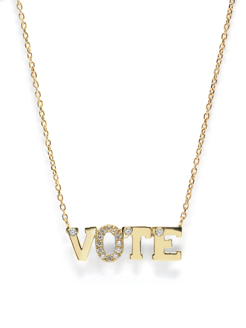 Love Letter VOTE Necklace