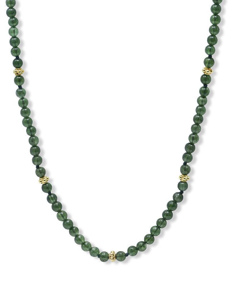 Collier Bohème en Jade Vert