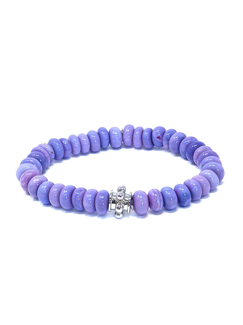 Bracelet Bohème en Cristal de Quartz Violet